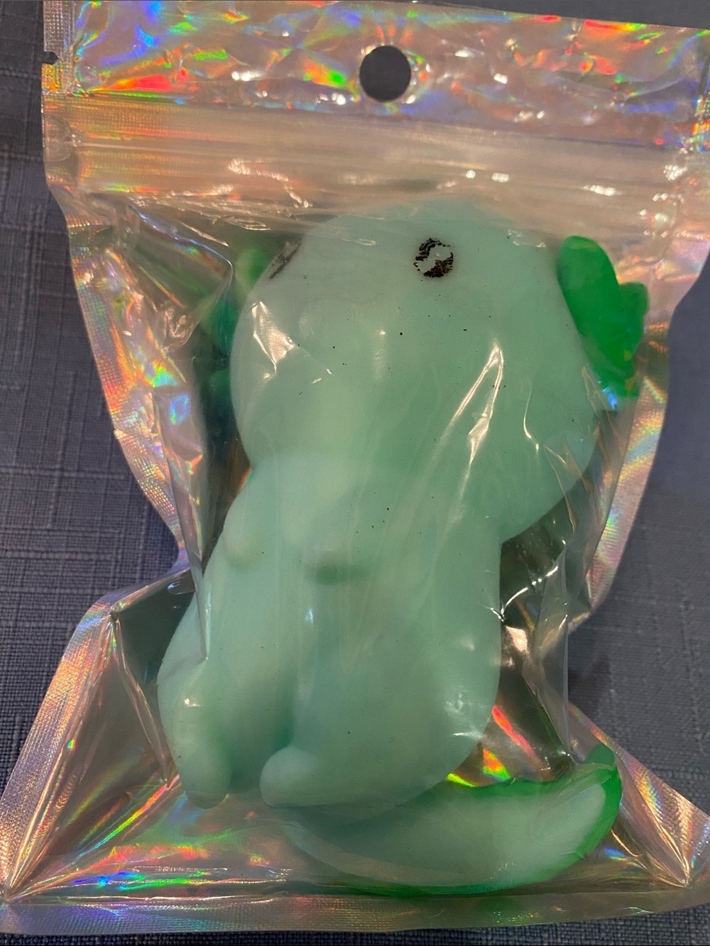 Mint Green Cute Cartoon Squishy Figure